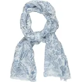 Ralph Lauren Paisley Cotton-Silk Scarf - Blue - ONE SIZE
