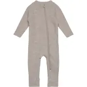 Mikk-Line Wool Baby Suit - Beige - 86