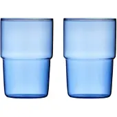 Lyngby Glas Torino juomalasi 40 cl 2-pakkaus Blue