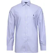 Ralph Lauren for man. 712827064001 Slim fit poplin shirt blue (37), Casual, Cotton, Classic, Long sleeve