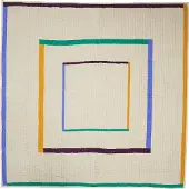 Hubsch Twist Sengetæppe - Multi/patterned - 260X260CM x 260