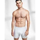 Bread & boxers 3-Pack Boxer Brief Extra Long - White - XL
