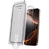 Dacota Platinum iPhone 17 Pro Max -näytön suojalasi asennuskehyksellä, musta