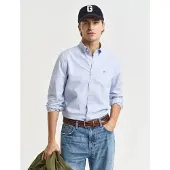Gant Slim Classic Poplin Shirt - Blue - XXL