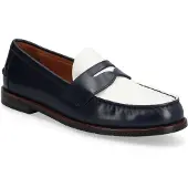 Ralph Lauren for man. 803P07641002 Alston Penny leather loafers navy (41), Flat, None, Casual