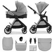 Kinderkraft Vesto 2 2-in-1 Yhdistelmävaunut, Grey
