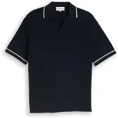 Tom Tailor Slub Knit Polo - White - M