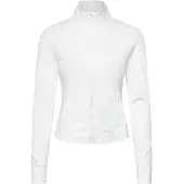 Björn Borg Women's Borg Soft Zip Midlayer Brilliant White Pitkähihaiset urheilupaidat L