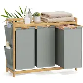 Songmics Vaatelokerikko, SONGMICS, 94x33x78 cm, Kermaisen valkoinen