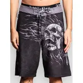 Affliction Decimation Surffishortsit black Koko 28