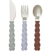 OYOY mini Mini Mellow lasten aterimet, mint/choco/blue