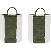 OYOY Kara säilytyskori small Ø18x22 cm 2-pack Dark Green