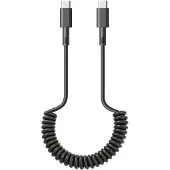 Eletra USB-C kierrekaapeli 1,5 m, musta