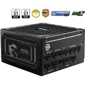 MSI MAG A1000GL II 1000W ATX PCIe 5.0 Black Power Supply