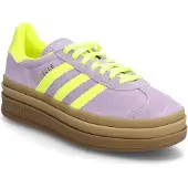 Adidas Originals Matalavartiset tennarit 'Gazelle Bold' neonvihreä / syreeni