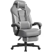 Songmics Pelituoli, SONGMICS OBG77BR, 72.4x69.7x118-128 cm, Liuskekivi-Harmaa