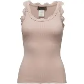 Rosemunde Rwbabette Silk Sl U-Neck Long Lace Top - Pink - S