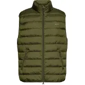 Gant Light Down Vest - Khaki green - XL