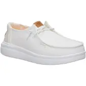 HEY DUDE Wendy Rise Chambray - White - 39