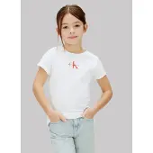 Calvin Klein Micro Monogram Top - White - 164