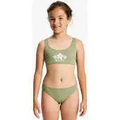Roxy Solid Active Rg Bralette Set - Khaki green - 170