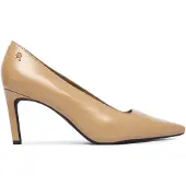 Tommy Hilfiger Avokkaat 'TH Monogram High Heels' kameli