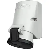 MENNEKES 2576A, 4P, Ruuvit, Musta, Valkoinen, IP44, 600 - 690 V, 32 A