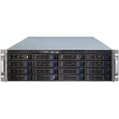 Inter-Tech 3U 3416, räkkiasennettava serverikotelo, musta/harmaa
