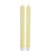 Sirius Home Sille Krone 2 Stk. Sæt, Ø2X25Cm, Pale Yellow - Yellow - ONE SIZE