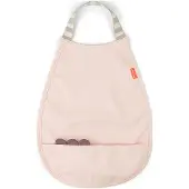 Done by Deer Pull-Over Bib Croco Powder Powder-OS Vaaleanpunainen One Size Tytöt