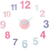 Karlsson Wall Clock Diy Chica Multi Colour - Multi/patterned - Ø:60CM