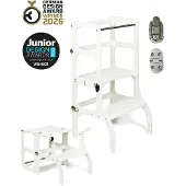 ETTE TETE Step'n'sit Helper Tower - Table - White - 90X 43X 40CM