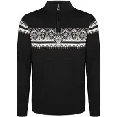 Dale of Norway Men's Moritz Sweater Black/Offwhite/Dark Charcoal XL