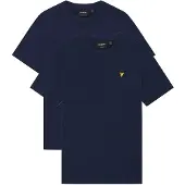 Lyle & Scott 2-Pack Plain T-Shirt - Navy - 134-140