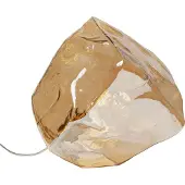 Kare Design-pöytävalaisin Aura, Messinki/kulta, Olohuone/ruokailutila, Lasi, Design