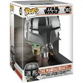 Funko POP! Pop 10" Sw Mandalorian Mand. W/Chrome - Silver - ONE SIZE