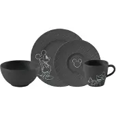 Villeroy & Boch Manufacture rock mickey breakfast -astiasto 4-osainen