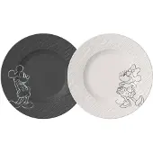 Villeroy & Boch Manufacture rock mickey -posliinilautanen 2 kpl