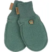 Mikk-Line Wool Footies - Green - 62/68
