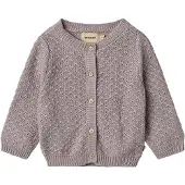 Wheat Knit Cardigan Magnella - Purple - 86