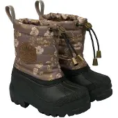 Mikk-Line Winter Boot Aop - Brown - 32