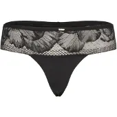 BOSS Thong_ Peony Lace - Black - XS