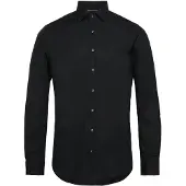 Michael Kors Poplin Stretch Slim Shirt - Black - 38