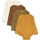 Pippi Body Ls Ao-Printed (4-Pack) - Multi/patterned - 98