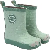 Mikk-Line Wellies Dragon - Barefoot - Green - 28