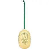 Marimekko Vihkiruusu Ornament 6X9Cm - Yellow - ONE SIZE