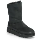 FitFlop Gen-Ff Short Double-Faced Shearling Boots - Black - 40