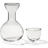 Form & Refine Pinho Karaffel Incl. 1 Glas - Nude - Ø 14.5 cm