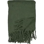 Noble House Blanket Tryggve - Khaki green - 125X150CM