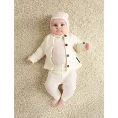 Smallstuff Body Ls, Off. White Drop Needle, Merino Wool - White - 98